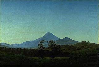 Caspar David Friedrich Bohmische Landschaft china oil painting image